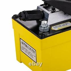 Hyd Hydraulic Pump Air Hydraulic Foot Pump Aluminum Tank 98 CU.in 10000 PSI