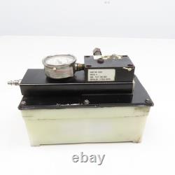 Hydac 100987 Model G Air Powered Hydraulic Pump Single Stage 4800PSI
