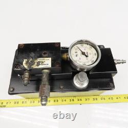 Hydac 100987 Model G Air Powered Hydraulic Pump Single Stage 4800PSI
