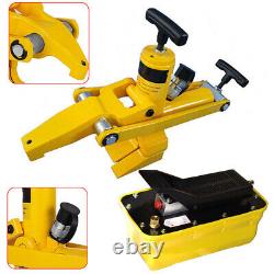 Hydraulic Bead Breaker Foot Pump Self-retracting Tire Changer Kit fits Tractor