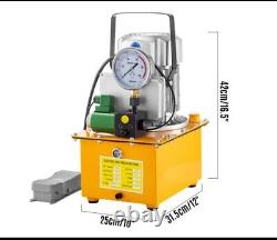Hydraulic Electric Pump 10152 PSI 750W Solenoid Pedal 7L Hydraulic Power Pack