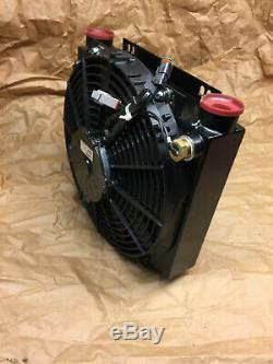 Hydraulic Forced Air Oil Cooler 12VDC
