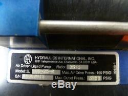 Hydraulic International Air Driven Liquid Pump