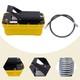 Hydraulic Jack Air Pump Air Hose 3pedal 2.3l Reservoir Capacity 1/4npt Air Inlet