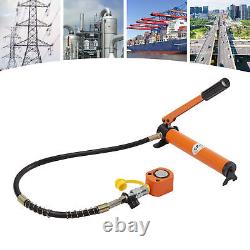 Hydraulic Jack Pump Ram Cylinder Manual Hydraulic Hand Pump Low Profile 10-Ton