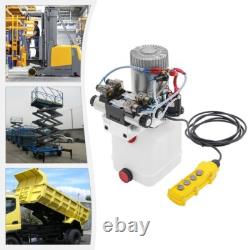 Hydraulic Pump 12V DC Hydraulic Power Unit Double Acting Double Solenoid 22Mpa