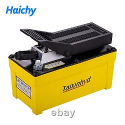 Hydraulic Pump Air Hydraulic Foot Pump Aluminum Tank 98 Cu.in 10000 PSI