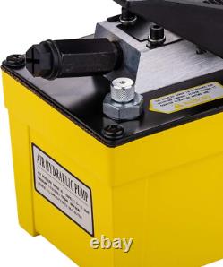 Hydraulic Pump Air Hydraulic Foot Pump Aluminum Tank 98 Cu.in 10000 PSI