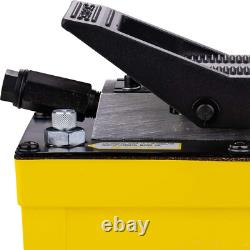 Hydraulic Pump Air Hydraulic Foot Pump Aluminum Tank 98 Cu.in 10000 PSI
