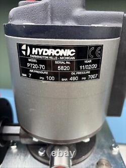 Hydronic Olmec P720 air over oil hydraulic pump