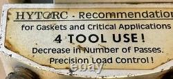 Hytorc Air Operated Hydraulic Pump For Torque Wrench 700 Bar 4 Tool #Not Tested