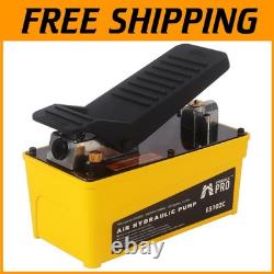 Industrial 10,000 PSI Air Hydraulic Pump, Foot Pedal, Yellow