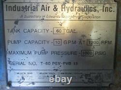 Industrial Air & Hydraulics 60 Gallon Hydraulic Unit, #781003j Used