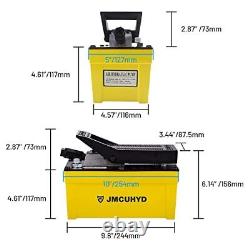 JMCUHYD 10000 PSI Air Hydraulic Pump for Hydraulic Press 1/2 Gal Foot Operate