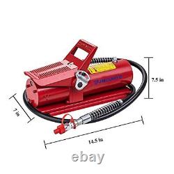 JMCUHYD Air Hydraulic Pump 10000 PSI 10 Ton Porta Power Hydraulic Air Foot Pu