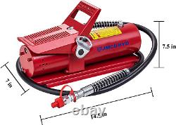 JMCUHYD Air Hydraulic Pump 10,000 PSI 10 Ton Porta Power Hydraulic Air Foot Pump