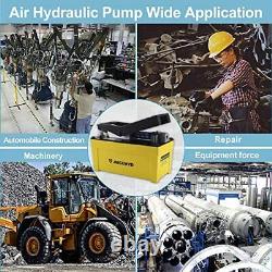 JMCUHYD Air Hydraulic Pump for Hydraulic System 10000 PSI Foot Operated Air P