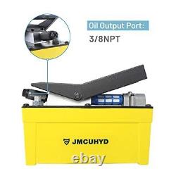 JMCUHYD Air Hydraulic Pump for Hydraulic System 10000 PSI Foot Operated Air P