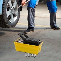 Jack Pump Air Over Hydraulic Foot Pump Rotary Lift 10000PSI 0.75-0.95/Lmin 2.3L