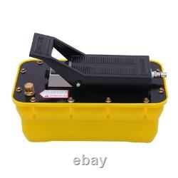 Jack Pump Air Over Hydraulic Foot Pump Rotary Lift 10000PSI 0.75-0.95/Lmin 2.3L