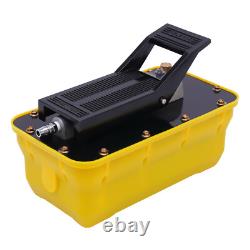 Jack Pump Air Over Hydraulic Foot Pump Rotary Lift 10000PSI 0.75-0.95/Lmin 2.3L