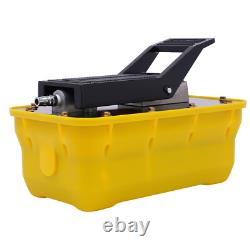 Jack Pump Air Over Hydraulic Foot Pump Rotary Lift 10000PSI 0.75-0.95/Lmin 2.3L