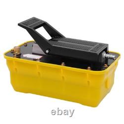 Jack Pump Air Over Hydraulic Foot Pump Rotary Lift 10000PSI 0.75-0.95/Lmin 2.3L