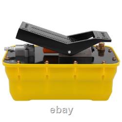 Jack Pump Air Over Hydraulic Foot Pump Rotary Lift 10000PSI 0.75-0.95/Lmin 2.3L