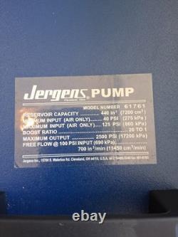 Jergens Air Powered Hydraulic Pump 61761 For Zero Point Work Holding Systems New