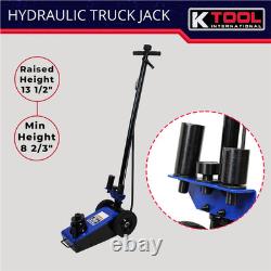 K Tool 63197 22 Ton Air Truck Jack, Hydraulic Range, Welded Pump Design
