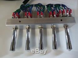 LOWRIDER HYDRAULICS /AIR RIDE FBSS PANCAKE 2/4 PUMP PRE-WIRED With 20 FT 5 SWITCH