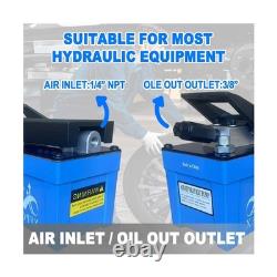 Latest Upgraded Version Air Hydraulic Pump 10,000 PSI 1.7L Reservoir NPT 3/8