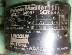 Lincoln Powermaster III 84997 Pneumatic Air Motor 84804
