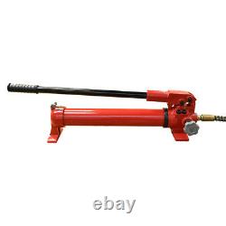 MH5 Manual 10,000 PSI Air Hydraulic Hand Pump 72 Hose & Coupler Included