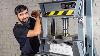 Making The Hydraulic Press Diy 20 Ton Hydraulic Shop Press From Scrap Metal