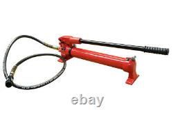 Manual MH5 Pneumatic 10,000 PSI Air Hydraulic Hand Pump With Hose And Coupler