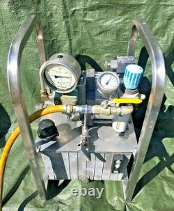 Maximator 30 000 PSI Air Driven Hydraulic Pump G250 LVE. Made in Germany