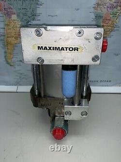 Maximator Air Driven Liquid Pump Type S100-05 NPT Rebuilt 12/2020
