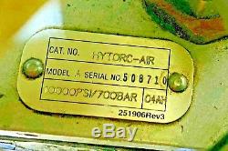 Mint Hytorc Pump Hytorc-air S/n. 508710 10,000psi / 700bar