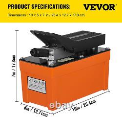 Mophorn 10000 PSI Air Hydraulic Pump, 1/2 Gal Reservoir, Air Over Hydraulic