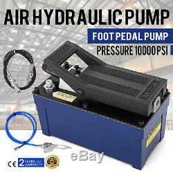 NEW 10000PSI Air Hydraulic Foot Operated Pump with 6FT Hose
