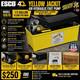 New Esco Yellow Jackit 10876 1/2 Gallon Air Hydraulic Foot Pump 10,000 Psi