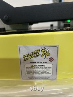 NEW ESCO Yellow Jackit 10876 1/2 Gallon Air Hydraulic Foot Pump 10,000 PSI
