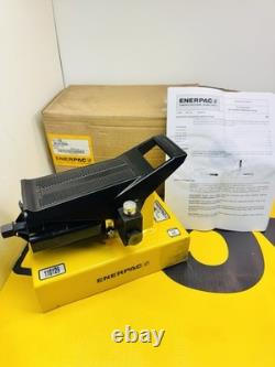 NEW Enerpac PA1150 Air Hydraulic Pump 10,000 PSI 80in3 Single Acting Foot/Hand