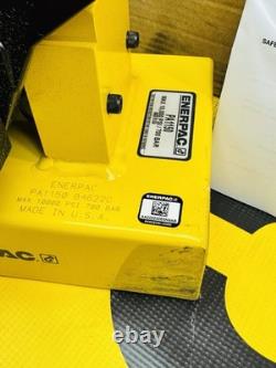 NEW Enerpac PA1150 Air Hydraulic Pump 10,000 PSI 80in3 Single Acting Foot/Hand