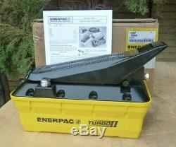 NEW Enerpac Turbo II PATG 1102N Air/Hydraulic Pump, 10,000 psi, Factory Box
