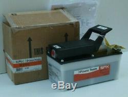 NEW SPX Power Team PA6 Air/Hydraulic Foot Pump, 10,000 psi, NEW in Factory Box
