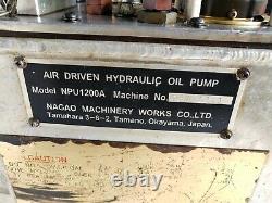 Nagao Machinery Air Driven Hydraulic Oil Pump/ Bolt Tensioner Pump Npu 1200a