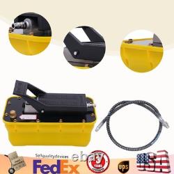 New 10,000 PSI Hydraulic Air Foot Pedal Pump For Auto Body Frame Machines Press