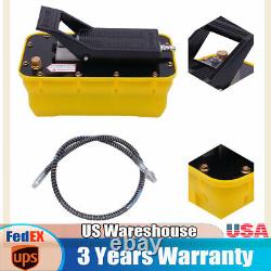 New 10,000 PSI Hydraulic Air Foot Pedal Pump For Auto Body Frame Machines Press